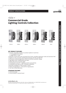 Commercial Grade Lighting Controls Collection - Kriz