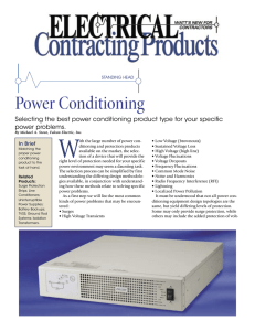 Power Conditioning