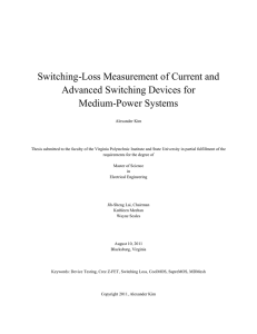 An Evaluation of Current and Advanced Switching Devices