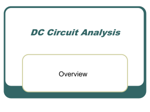 DC Circuit Analysis