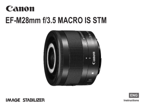 EF-M28mm f/3.5 MACRO IS STM