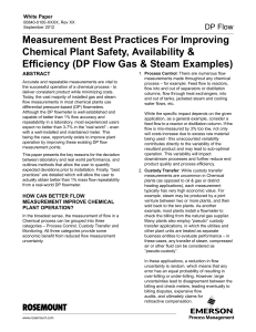 Measurement Best Practices For Improving Chemical Plant Safety