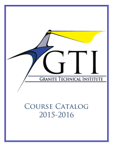 Course Catalog 2015-2016 - Granite School District