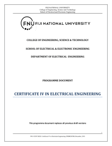 certificate iv in electrical engineering