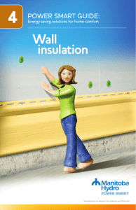 How-To Booklet 4 - Wall Insulation