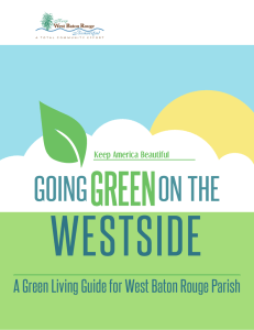 Green Guide for West Baton Rouge Parish