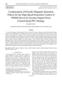 Compensation of Periodic Magnetic Saturation Effects for
