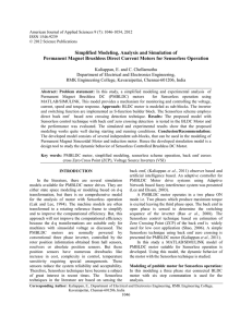 Simplified Modeling, Analysis and Simulation of Permanent Magnet