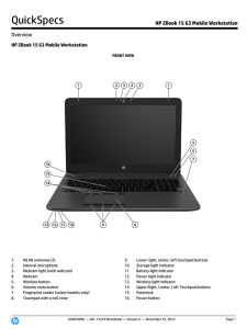 HP ZBook 15 G3 Mobile Workstation - u:book