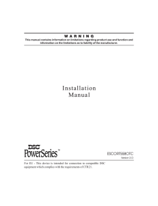 Installation Manual