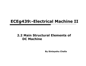 2.2.Main Structural Elements of DC Machine