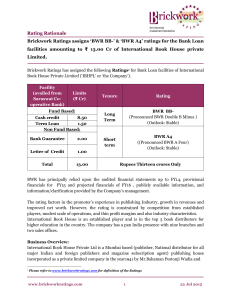 Rating Rationale for JKCL Ltd