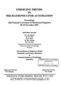 emerging trends in mechatronics for automation phoenix publishing