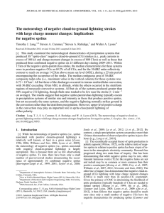 The meteorology of negative cloud-to