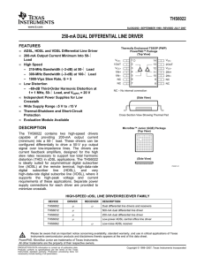 THS6022 - Texas Instruments