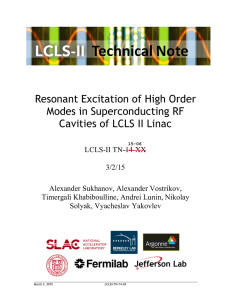 Resonant Excitation of High Order Modes in Superconducting RF