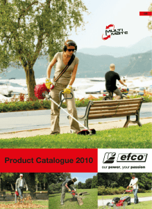 Product Catalogue 2010 - Service