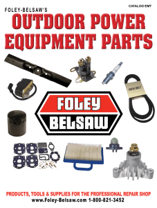 OutdOOr POwer equiPment Parts OutdOOr POwer - Foley