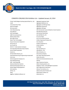 CONEXPO-CON/AGG 2014 Exhibitor List – Updated January 10, 2014