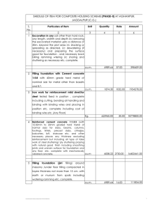 Schedule of Item (Revised Dt. 14/05/2012)