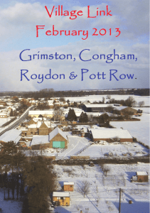 February 2013 - Grimston, West Norfolk