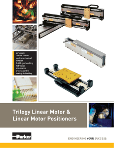 Parker Trilogy Linear Motor Catalog