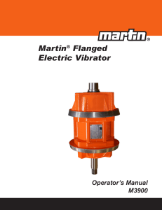 Operator`s Manual - Martin Engineering