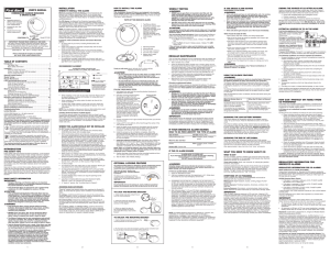 User Manuals - BRK Electronics