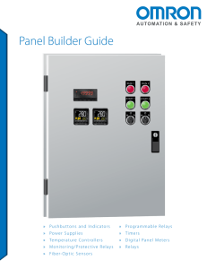Omron Panel Builder Guide Brochure
