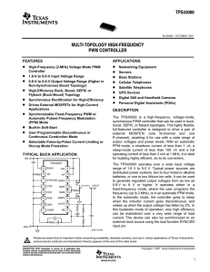 Texas Instruments TPS43000PW datasheet: pdf