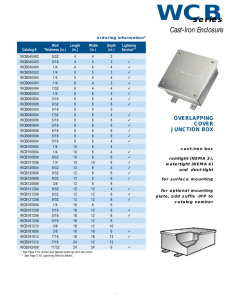 series Cast-Iron Enclosure