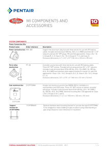 MI COMPONENTS AND ACCESSORIES