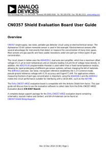 CN0357 Shield Evaluation Board User Guide