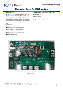 Evaluation Board for IGBT Module