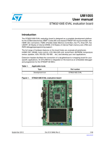 STM32100E-EVAL evaluation board