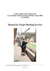 Manual for Target Marking Services