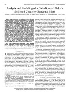 Analysis and Modeling of a Gain-Boosted N