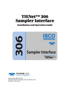 306 TIENet Sampler Interface