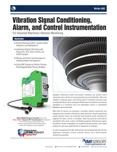Vibration Signal Conditioning, Alarm, and