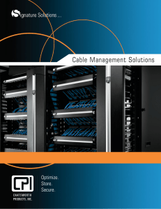 Cable Management Brochure