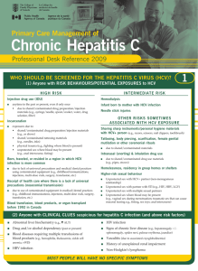 Primary Care Management of Chronic Hepatitis C
