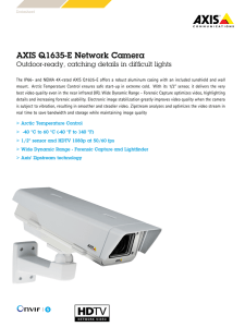 AXIS Q1635-E Network Camera