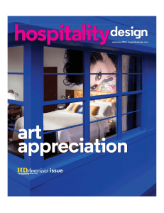 Hospitality Design, September 2013