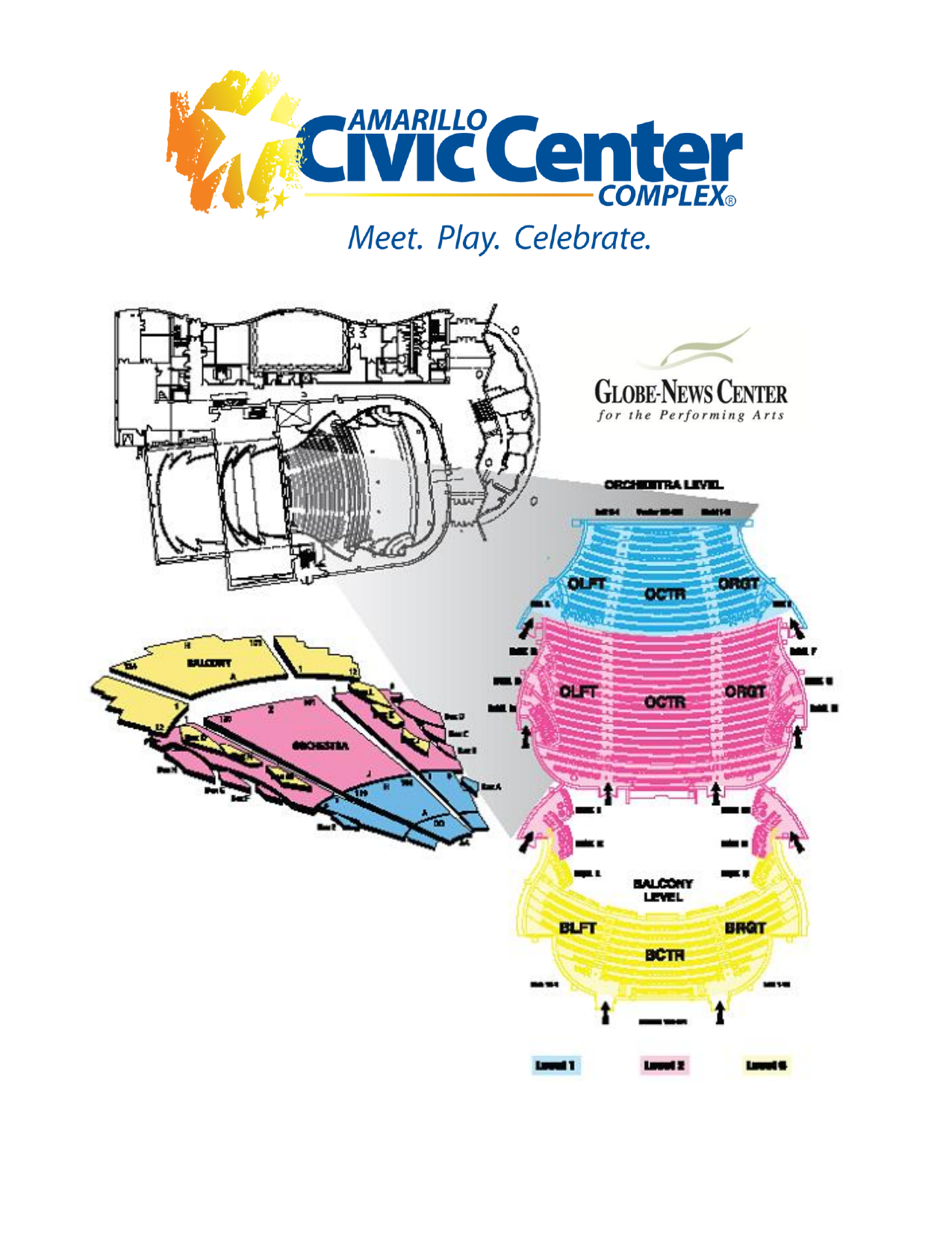 Civic Center Auditorium Amarillo Tx Seating Chart