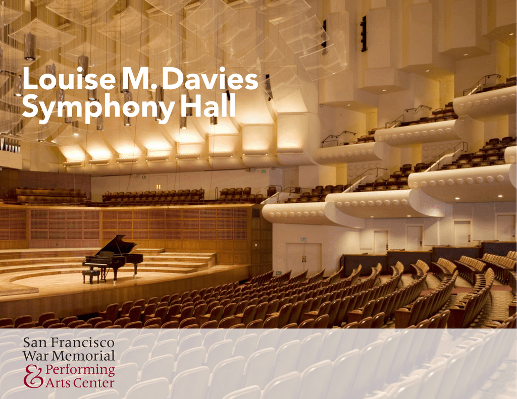 Louise Davies Symphony Hall Seating Chart