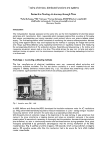 Testing of devices, distributed functions and