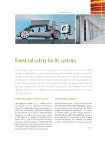 Electrical safety for DC systems - Bender-UK