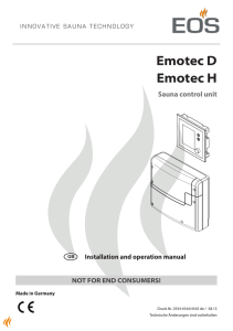 Emotec D User Guide