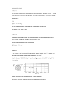 Equivalent Circuits_1 Problem 1 For the simple equivalent circuit of