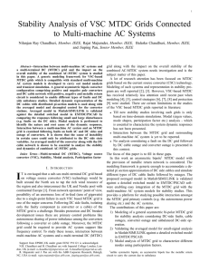 Stability Analysis of VSC MTDC Grids Connected to Multi